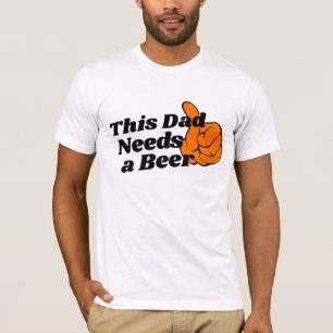 Öl Älskare Pappa, design Tee, underbart behov öl H T Shirt