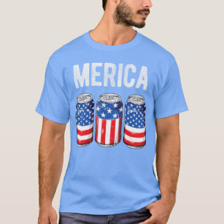 Öl Amerikansk Flagga 4:e Juli Merica USA Män Kvinn T Shirt