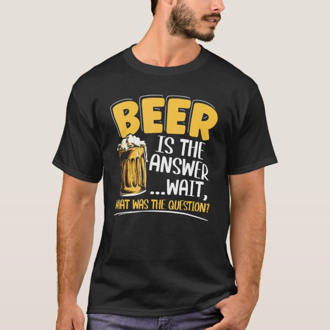 Öl är alkohol som används för att tillsätta alkoho t shirt (Framsida)