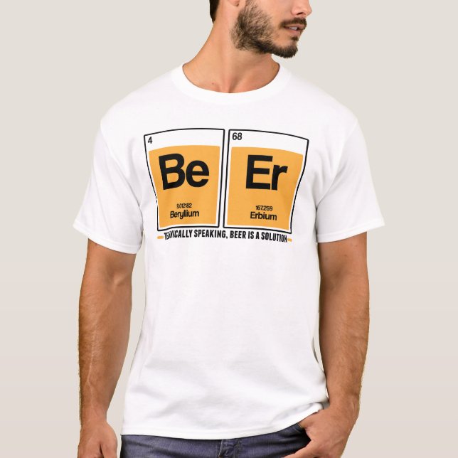 Öl är en lösning tee shirt (Framsida)