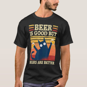 Öl Är Gott Öler Är Bättre Sägande Katt Med Bi T Shirt