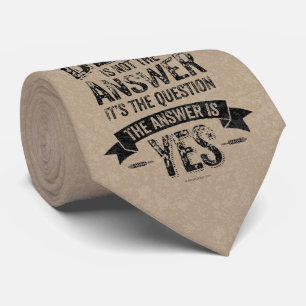 Öl är inte svaret slips