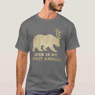 Öl Är Min Andliga Djur BjörnDeerÖl T Shirt