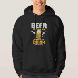 Öl är nu billigare än bensin drick kör inte Öl Hoodie
