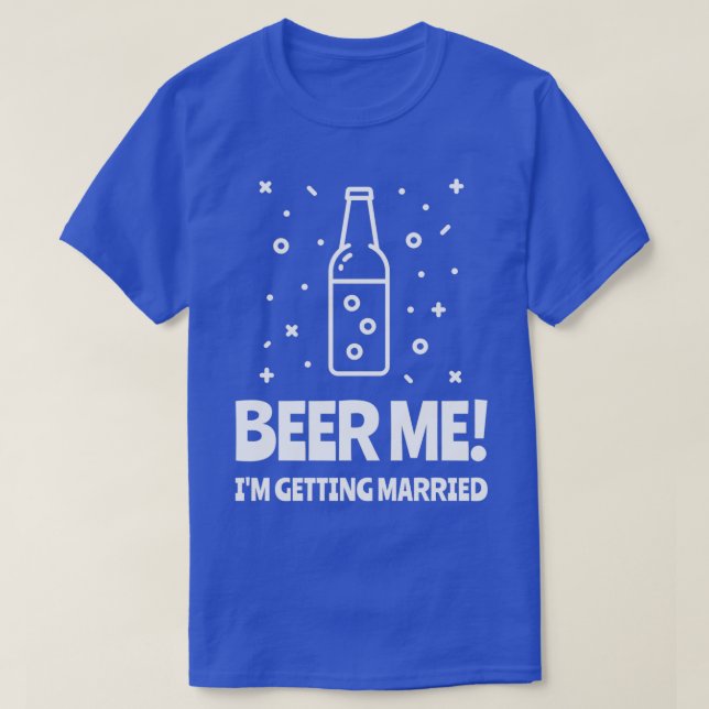 Öl åt mig jag ska gifta mig Svärmannafest 6 T Shirt (Design framsida)