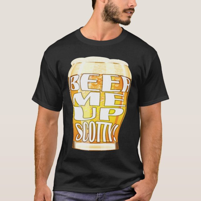 Öl åt mig, Scotty T Shirt (Framsida)