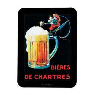 Öl av Chartres den befordrings- affischen Magnet