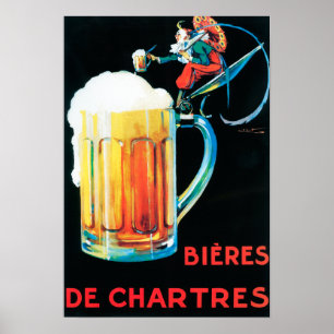 Öl av Chartres den befordrings- affischen Poster