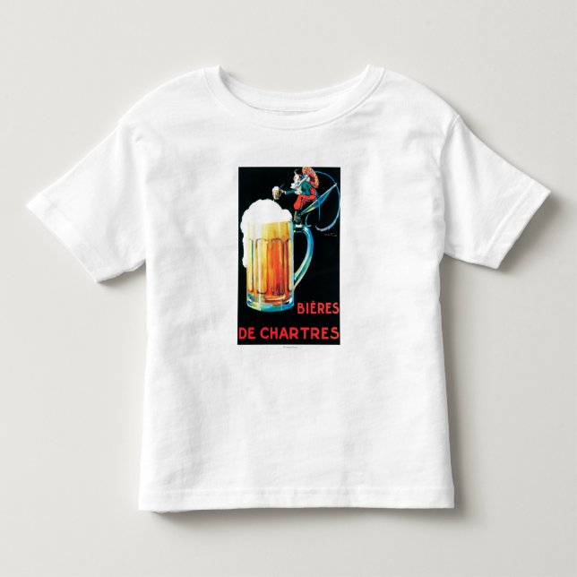 Öl av Chartres den befordrings- affischen Tee Shirt (Framsida)
