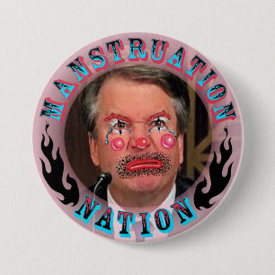 Öl av en clown knapp