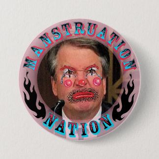 Öl av en clown knapp