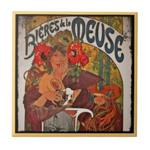 Öl av Meuse Kakelplatta