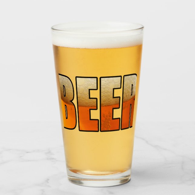 Öl, Beer älskare Glaskopp (Framsida fylld)