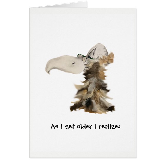 Ol Bird Hälsningskort (Framsidan)