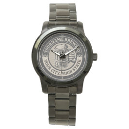 Öl Brewery Big Mugg vid Personlig NAMN Armbandsur