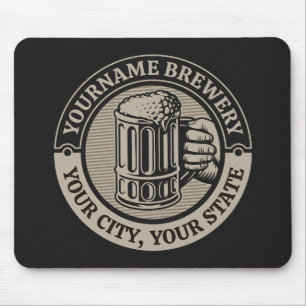 Öl Brewery Big Mugg vid Personlig NAMN Musmatta