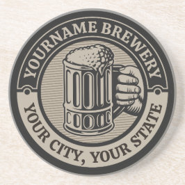Öl Brewery Big Mugg vid Personlig NAMN Underlägg