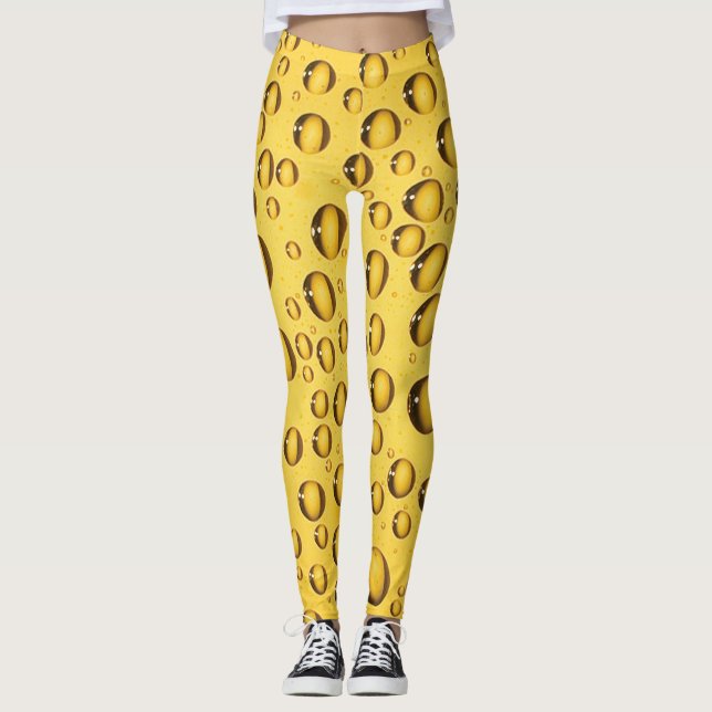 Öl bubblar ingen skum - Ölälskare Leggings (Framsida)