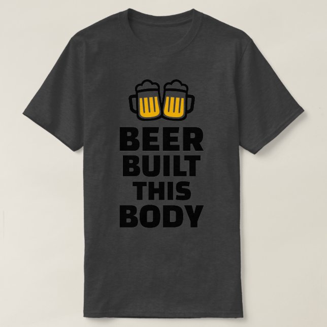 Öl byggde denna kropp 2 t shirt (Design framsida)