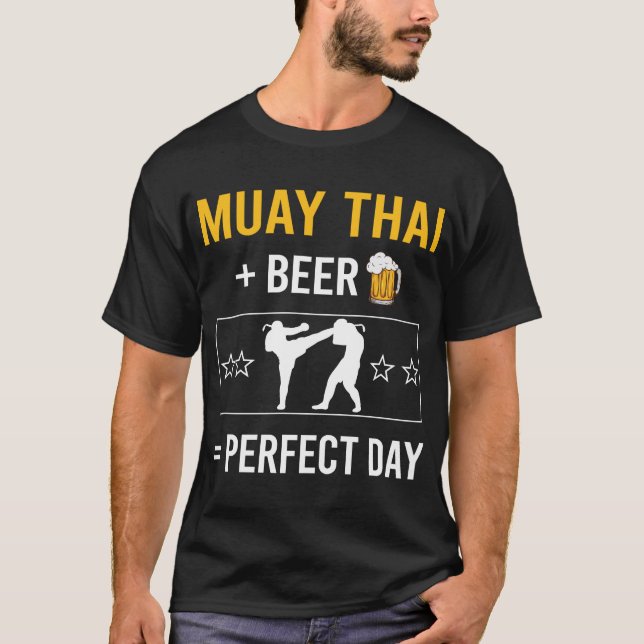 Öl dag Muay Thai T Shirt (Framsida)