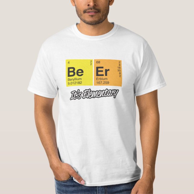 Öl - den är elementär t-shirt (Framsida)