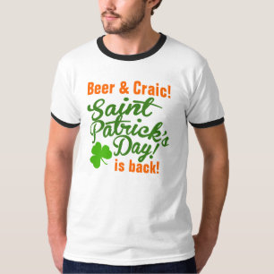 Öl & den Craic st patricks day är tillbaka Tröja