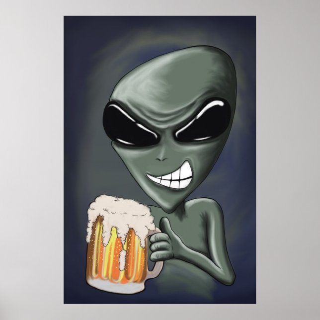 Öl Det är vad vi dricker II Skriv ut Poster (Framsidan)