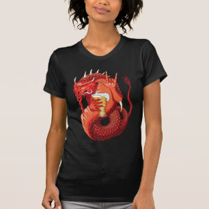Öl Dragvagn Kvinnor T Shirt