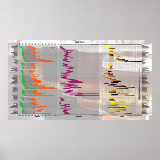 Öl efter siffror - Stilar Poster