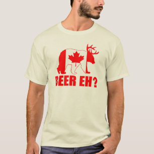 ÖL EH?  T-tröja för flagga för rolig björnhjo T-shirt