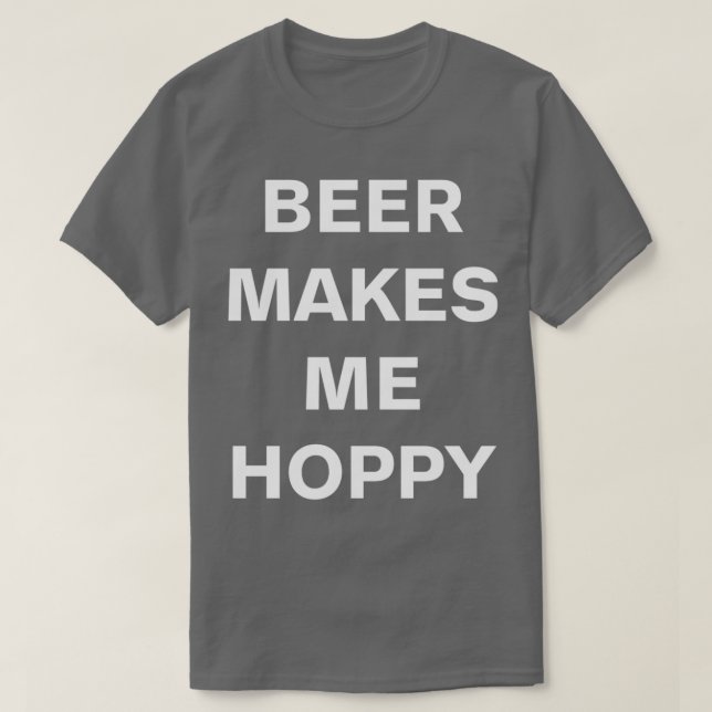 Öl får mig att hoppa t shirt (Design framsida)