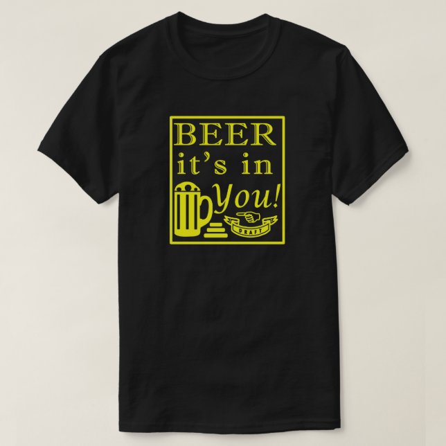 Öl finns i dig! Ram Y T Shirt (Design framsida)