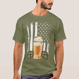 Öl Flagga Craft Beer Gift Beer Drinking Brewery T Shirt