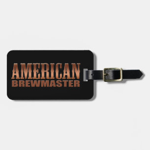 öl för bryggare för amerikanbrewmasterhem bagagebricka