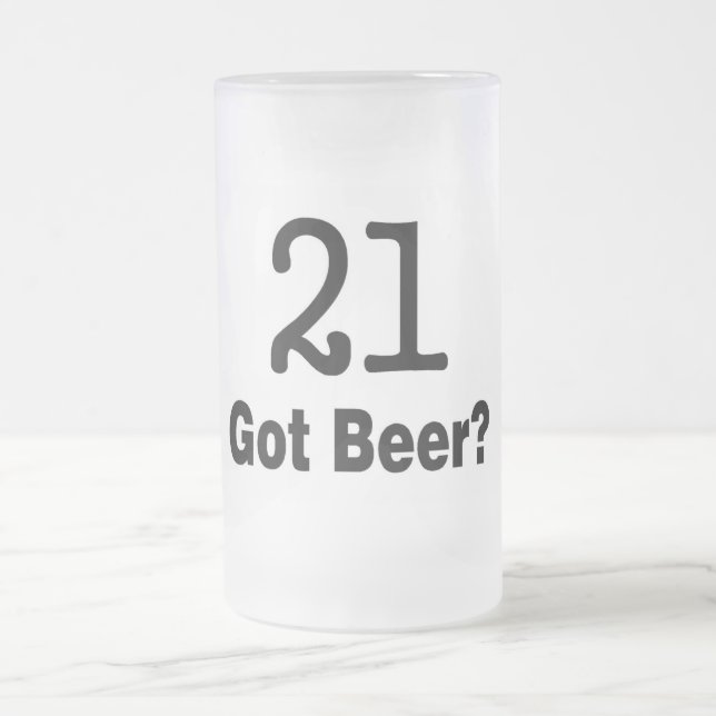 Öl för har 21 frostat ölglas (Center)
