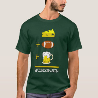 Öl för positiv fotboll för ost likställer positiv t shirt