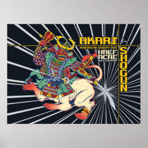 Öl för vete för Akari Shogunamerikan Poster
