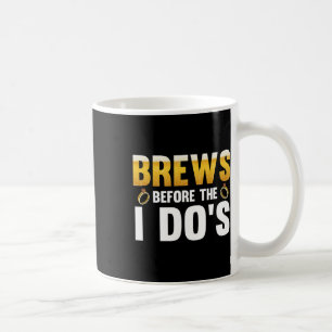 Öl före jag gör bruden kaffemugg