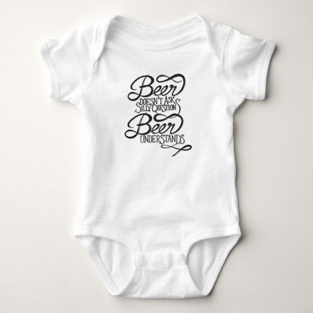 Öl frågar inte fånig ifrågasätter den Sleeveless Tee (Framsida)