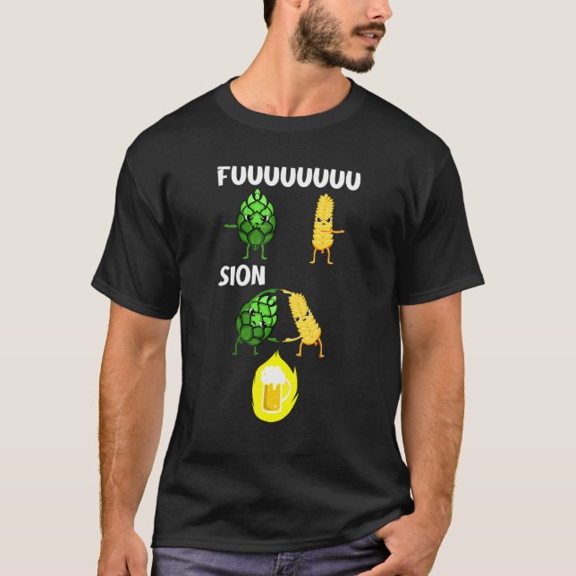 Öl Fusion Skutt maltöl T Shirt (Framsida)