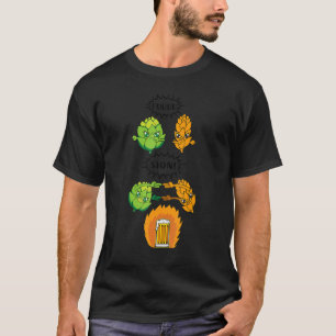 Öl Fusion Skutt och Manar för maltfusion utan hals T Shirt