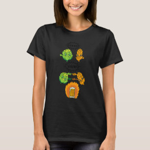 Öl Fusion Skutt och Manar för maltfusion utan hals T Shirt