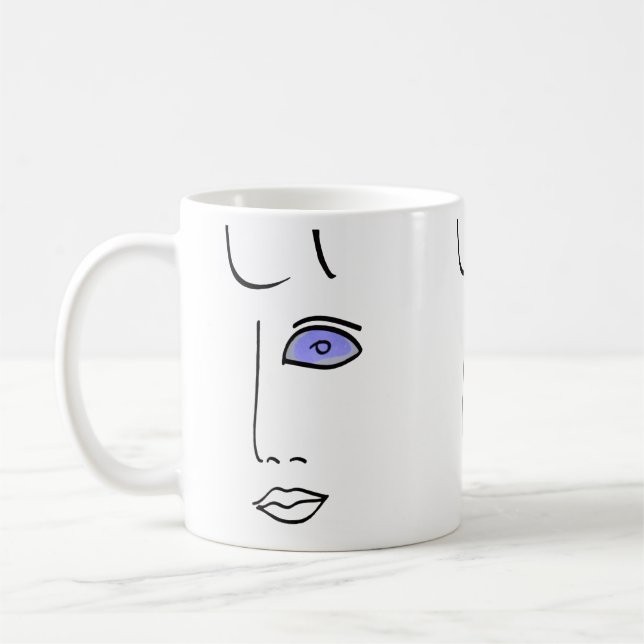 Öl Glass Öga. Kaffemugg (Vänster)