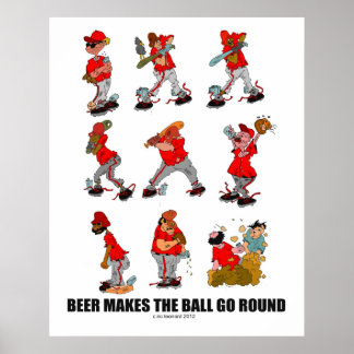 "Öl gör Boll Go Round" Poster