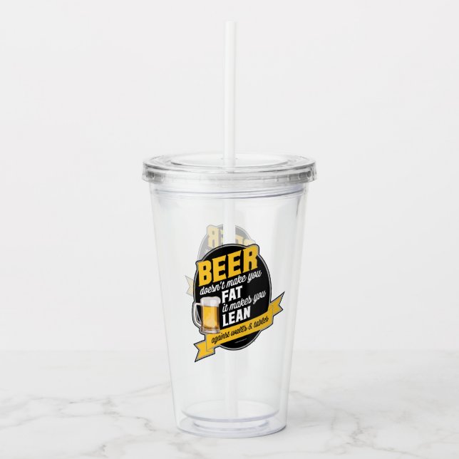Öl gör dig lä take away mugg (Framsida)