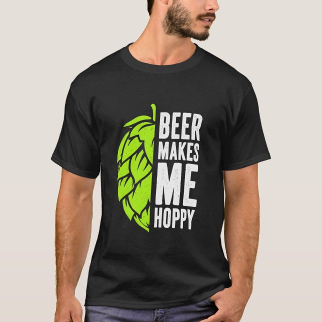 Öl gör mig glad t shirt (Framsida)