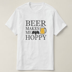 Öl gör mig hoppy roliga ordstävmanar skjorta tröja