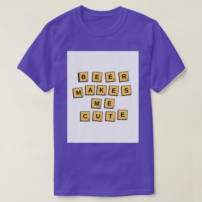 Öl gör mig söt t shirt (Design framsida)