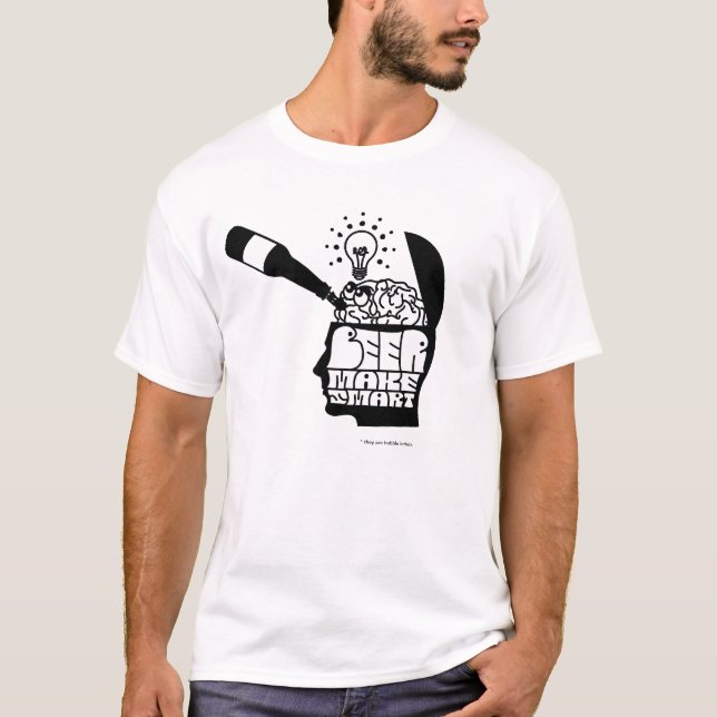 Öl gör smart tee shirt (Framsida)