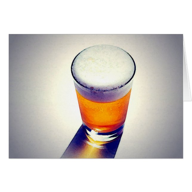 Öl Hälsningskort (Framsidan Horizontal)